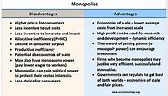 Advantages and disadvantages of monopolies - Economics Help