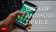 How to backup android to google account