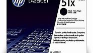 HP 51X Black High-yield Toner Cartridge | Works with HP LaserJet P3005 Series; HP LaserJet M3027, M3035 MFP Series | Q7551X