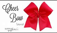 How to Make a Cheer Bow Tutorial - DIY Cheerleading Hair Bow - Cheer Bow DIY Hairbow Supplies, Etc.