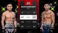 UFC: Ricky Simon - Mario Bautista. Skrót walki
