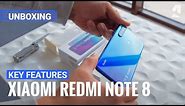 Xiaomi Redmi Note 8 unboxing and key features