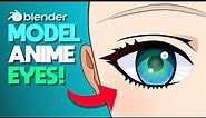 How to Create Anime Style Eyes in Blender 3D!