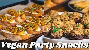 Easy Vegan Snacks for Parties / Plant-Based Appetizers for Hosting this Fall