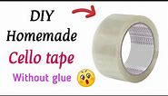 How to make clear tape at home | How to make transparent tape | Diy cello Tape | paper craft | easy