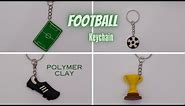 Football clay art | Keychain | How to make | Football
