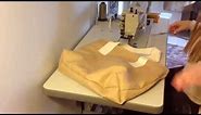 DIY: Make a Simple Canvas Tote Bag with Lining. Basic 'How To' Sewing Tutorial by Big Duck Canvas