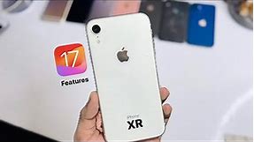 iOS 17 New Hidden Features on iPhone XR || iOS 17 on iPhone XR