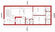 20x50 south facing house plan | 2bhk house plan | porch