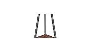 VASAGLE Coat Rack Freestanding, Coat Hanger Stand, Hall Tree with 2 Shelves, for Clothes, Hat, Bag, Industrial Style, Rustic Brown and Black URCR16BX