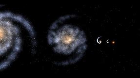 Galaxy Size Comparison - The Size of the Universe