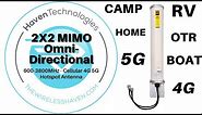 2x2 MIMO 4G LTE 5G Cellular Omni-Directional Antenna - The Wireless Haven - Product Overview