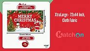 KatchOn, Christmas Banner for Christmas Decorations - XtraLarge, 72x44 Inch | Merry Christmas Backdrop for Christmas Party Decorations | Christmas Party Banner | Christmas Wall Banner for Photography