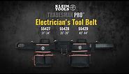Klein's Tradesman Pro™ Electrician's Tool Belts (55427, 55428, 55429)