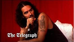 Russell Brand jokes on a now-deleted podcast about sexually assaulting a woman