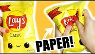 DIY lays chips paper squishy (I FINALLY DID IT!)