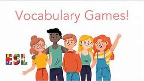Vocabulary Revision Games & Activities! ESL