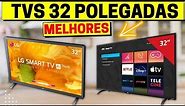 4 MELHORES TVS 32 POLEGADAS 2024 ✅ Análise Melhores Smart TV 32 Polegadas Custo Benefício!