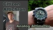 The Best Hiking Altimeter Watch? Citizen Promaster Altichron