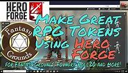 Token Making using Hero Forge Website