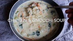 Chicken Gnocchi Soup || Olive Garden Copycat Recipe