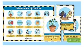 Science Safety Display Posters