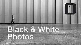 iPhone Quick Tutorial - Black & White Photos