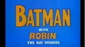 Batman with Robin Boy Wonder Intro 1968