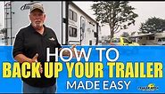 How To Back Up Your Trailer Like A Pro - Step By Step Example