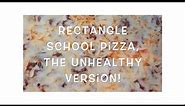 Sheet Pan Original Rectangle School Pizza Recipe - FAIL!??? Does it Taste Like the Original 1990's??