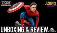 Queen Studios Spider-Man Captain America Civil War 1/4 Scale Statue Unboxing & Review