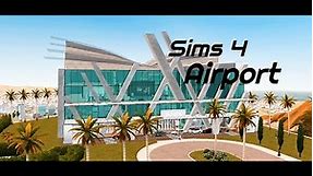 Airport | The Sims 4 Build Tour | Free Download CC + Tray Files