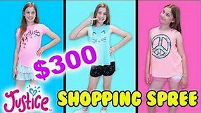 $300 SHOPPING SPREE AT JUSTICE! 😱Summer Outfit Ideas For Tween Girls!!