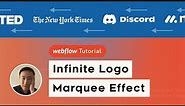 Infinite Logo Marquee Scroll Effect in Webflow | Tutorial