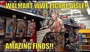 WWE ACTION INSIDER: Walmart wrestling figures aisle Mattel elites John Cena Randy Orton Toy figure