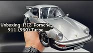 Unboxing 1/12 scale Porsche 911 (930) Turbo diecast model car مجسم بورش تيربو كلاسيك
