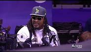 Marshawn Lynch's Bizarre Super Bowl Interview: 'I'm Just Here So I Won't Get Fined'