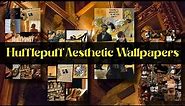 Hufflepuff Aesthetic Wallpapers/ Lockscreens 🦝💛