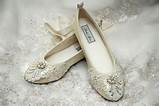 Flat Bridal Sandals With Crystals Pictures