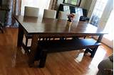Dining Table With Bench And Chairs Pictures