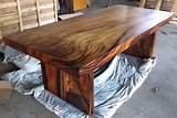 Photos of Natural Wood Dining Room Table