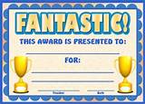 Pictures of Free Printable Award Certificates For Elementary Students