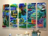Images of Fused Glass Panels Wall Art