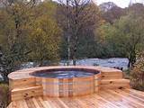 Outdoor Hot Tub Deck Designs Pictures
