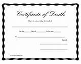 Free Death Certificate Pictures