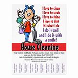 House Cleaning Service Flyer Sample Images
