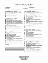 Pictures of Professional House Cleaning Checklist