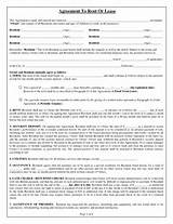 Pictures of Rental Agreement