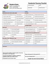 Images of House Cleaning Checklist By Room
