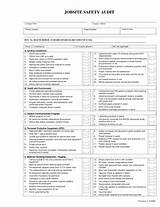 Construction Safety Audit Checklist Pictures